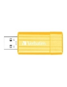 Verbatim PinStripe USB Drive 4GB - Sunkissed Yellow unità flash USB USB tipo A 2.0 Giallo