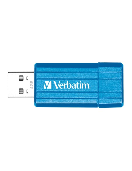 Verbatim PinStripe USB Drive 4GB - Caribbean Blue unità flash USB USB tipo A 2.0 Blu