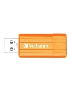 Verbatim PinStripe USB Drive 4GB - Volcanic Orange unità flash USB USB tipo A 2.0 Arancione
