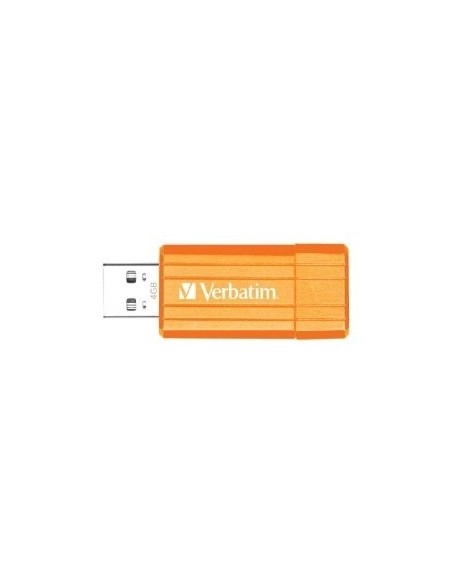 Verbatim PinStripe USB Drive 4GB - Volcanic Orange unità flash USB USB tipo A 2.0 Arancione