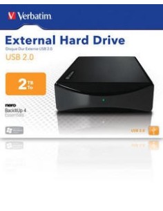 Verbatim External Hard Drive USB 2.0 2TB disco rigido esterno 2000 GB Nero 2