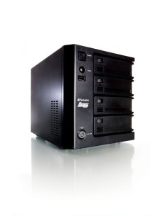 Verbatim PowerBay DataBank 4 Bay NAS Desktop Collegamento ethernet LAN Nero