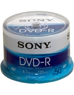 Sony DVD-R Spindle 4,7 GB 50 pz