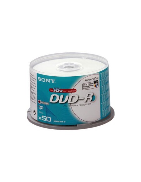 Sony 50xDVD-R 16X 4,7 GB 50 pz