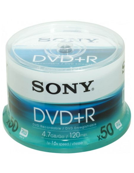 Sony DVD+R 4,7 GB 50 pz