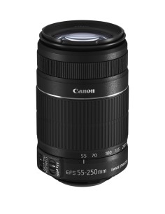Canon EF-S 55-250mm f 4-5.6 IS SLR Teleobiettivo Nero