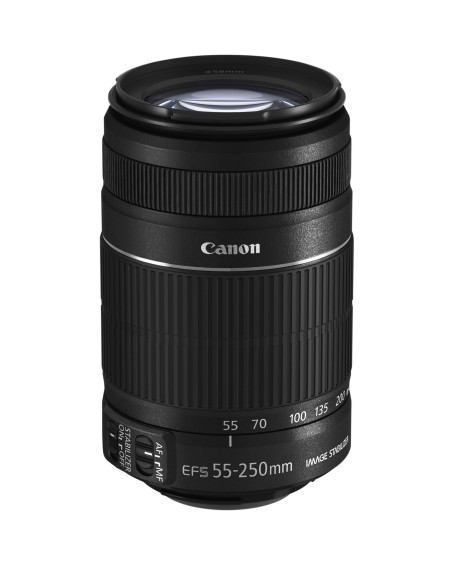 Canon EF-S 55-250mm f 4-5.6 IS SLR Teleobiettivo Nero