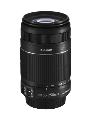 Canon EF-S 55-250mm f 4-5.6 IS SLR Teleobiettivo Nero