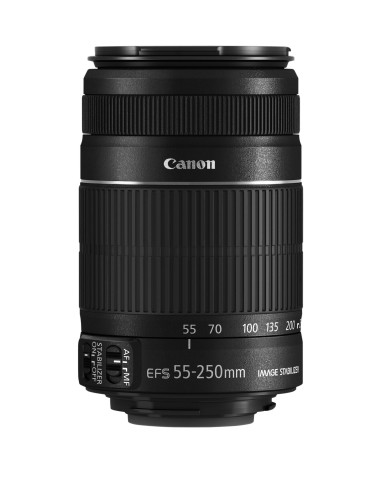Canon EF-S 55-250mm f 4-5.6 IS SLR Teleobiettivo Nero