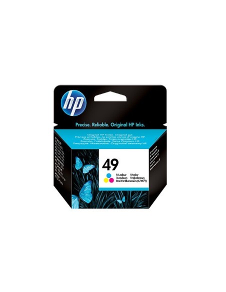 HP 49 cartuccia d'inchiostro 1 pz Originale Ciano, Magenta, Giallo