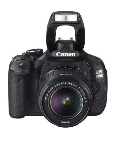 Canon EOS 600D + EF-S 18-55mm Kit fotocamere SLR 18,7 MP CMOS 5184 x 3456 Pixel Nero