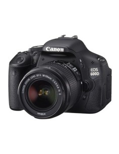 Canon EOS 600D + EF 18-55mm + EF 55-250mm Kit fotocamere SLR 18 MP CMOS 5184 x 3456 Pixel Nero