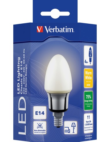 Verbatim LED Classic B lampada LED 4 W