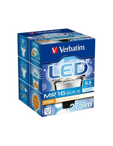 Verbatim LED MR16 GU5.3 lampada LED 6,5 W