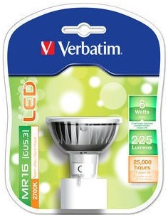 Verbatim LED MR16 GU5.3 lampada LED 6 W