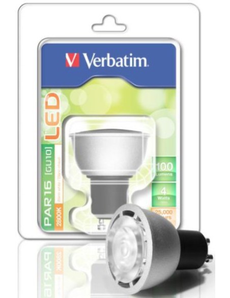 Verbatim PAR16 GU10 lampada LED 4 W