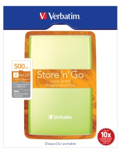 Verbatim Store'n'Go 500GB USB 3.0 disco rigido esterno Verde