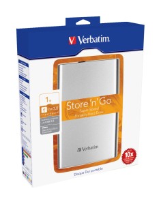 Verbatim Store 'n' Go disco rigido esterno 1000 GB Argento
