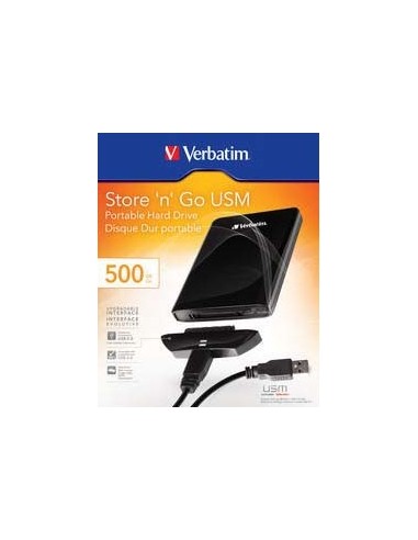 Verbatim Store 'n' Go USM 500GB disco rigido esterno Nero
