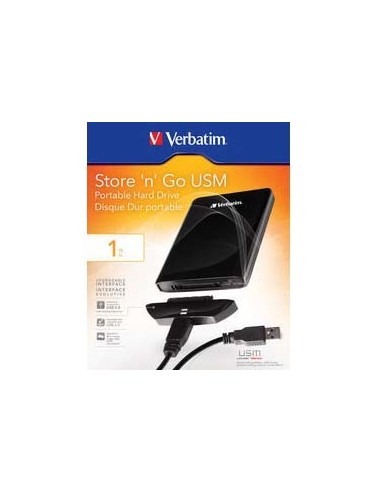 Verbatim Store 'n' Go USM 1TB disco rigido esterno 1000 GB Nero