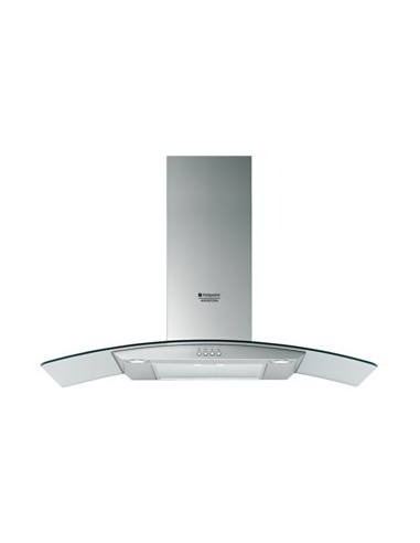Hotpoint HDA 90 IX HA cappa aspirante Cappa aspirante a parete Argento