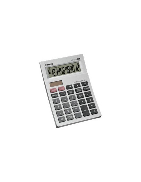 Canon AS-120RI calcolatrice Desktop Calcolatrice finanziaria Grigio, Argento