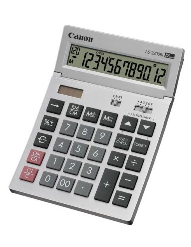 Canon AS-2200RI calcolatrice Tasca Calcolatrice di base Grigio, Argento