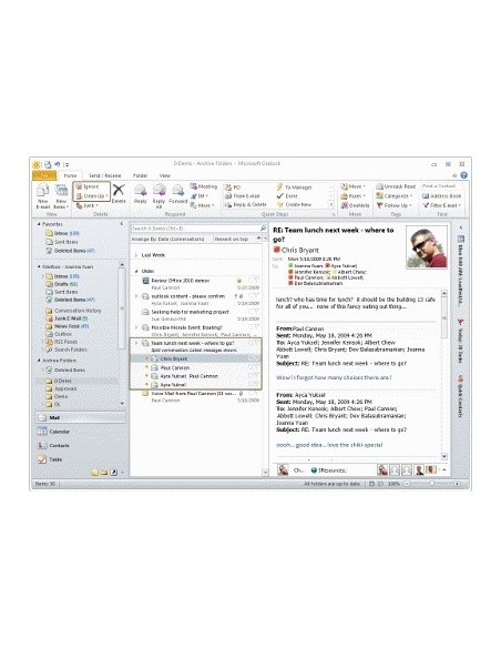 Microsoft Outlook 2010, Sngl, OLP-C software di posta elettronica 1 licenza e