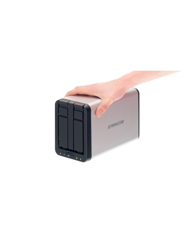 Freecom Drive In Kit Collegamento ethernet LAN Nero 6283