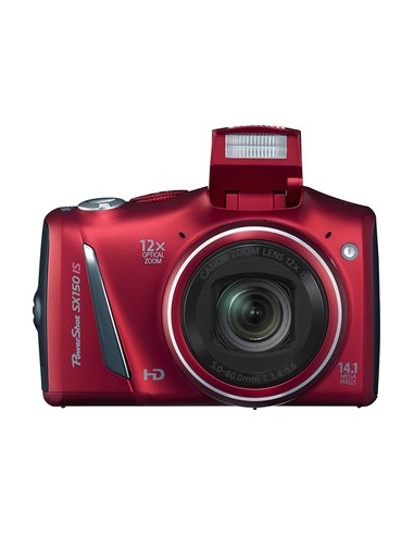 Canon PowerShot SX150 IS 1 2.3" Fotocamera compatta 14,1 MP CCD 4320 x 3240 Pixel Rosso