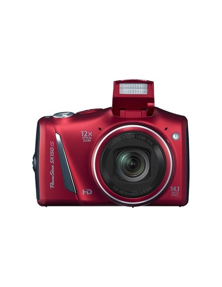 Canon PowerShot SX150 IS 1 2.3" Fotocamera compatta 14,1 MP CCD 4320 x 3240 Pixel Rosso
