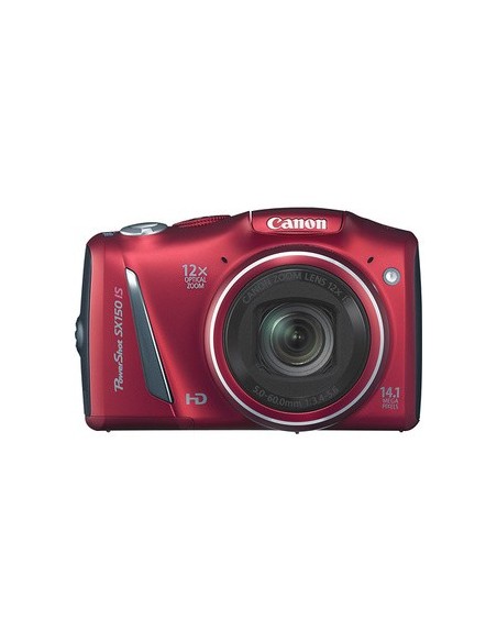 Canon PowerShot SX150 IS 1 2.3" Fotocamera compatta 14,1 MP CCD 4320 x 3240 Pixel Rosso