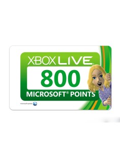 Microsoft Xbox 360 Live 800 Points, ES