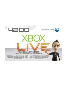 Microsoft Xbox 360 Live 4200 Points, ES