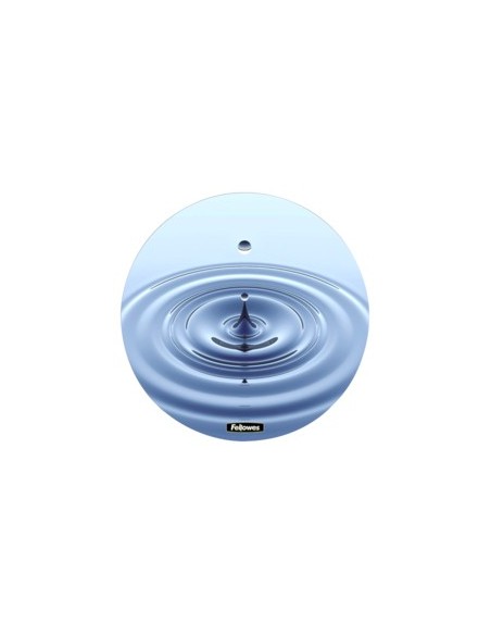 Fellowes Round Brite Mat Water Ripple Blu