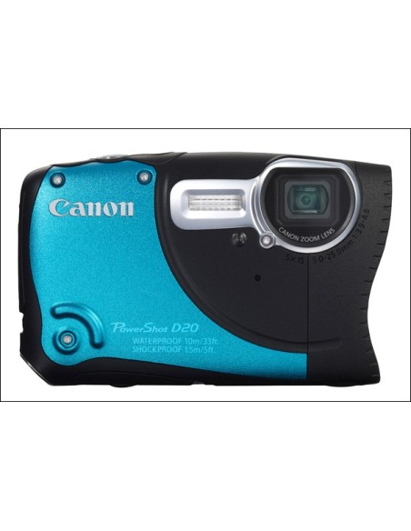 Canon PowerShot D20 1 2.3" Fotocamera compatta 12,1 MP CMOS 4000 x 3000 Pixel Blu
