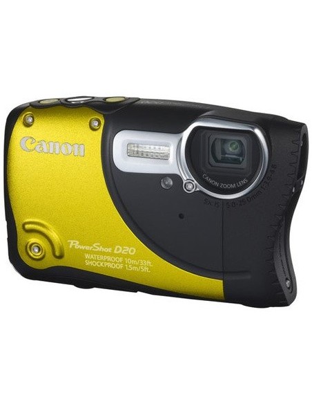 Canon PowerShot D20 1 2.3" Fotocamera compatta 12,1 MP CMOS 4000 x 3000 Pixel Giallo