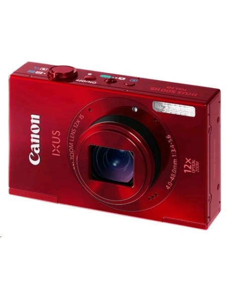 Canon Digital IXUS 500 HS 1 2.3" Fotocamera compatta 10,1 MP CMOS 3648 x 2736 Pixel Rosso