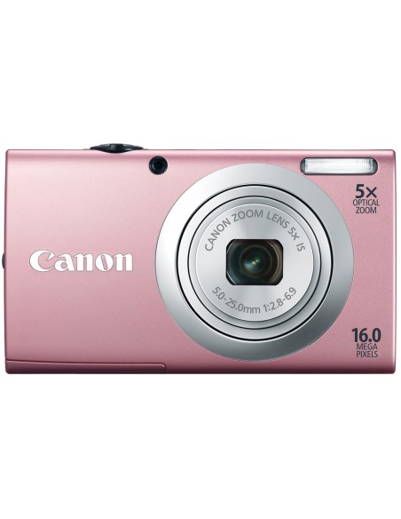 Canon PowerShot A2400 IS 1 2.3" Fotocamera compatta 16 MP CCD 4608 x 3456 Pixel Rosa