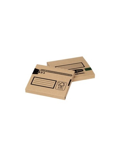 Fellowes 6205101 custodia CD DVD Custodia per classificatore 4 dischi Marrone