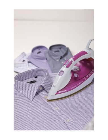 Ariete 6216 ferro da stiro Ferro a vapore Ceramica 2400 W Porpora, Bianco