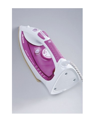 Ariete 6216 ferro da stiro Ferro a vapore Ceramica 2400 W Porpora, Bianco