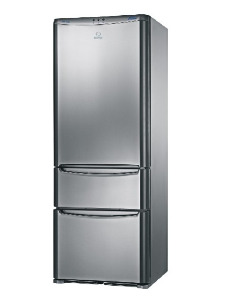 Indesit 3D AA NX frigorifero con congelatore Libera installazione Grigio, Argento