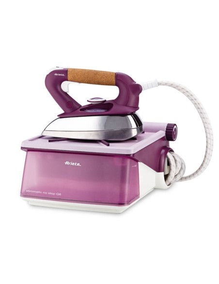 Ariete Stiromatic NO STOP Q6 Alluminio Viola, Bianco
