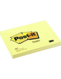 3M 657 pouch autoadesiva Rettangolo Giallo 100 fogli