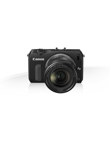 Canon EOS M + EF-M 18-55mm + 90EX MILC 18 MP CMOS 5184 x 3456 Pixel Nero