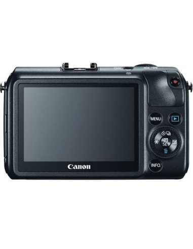 Canon EOS M + EF-M 18-55mm + 90EX MILC 18 MP CMOS 5184 x 3456 Pixel Nero, Argento