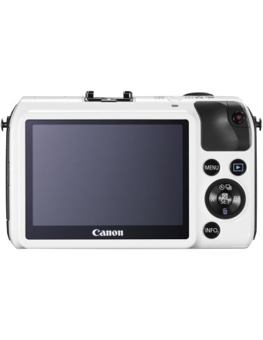 Canon EOS M + EF-M 18-55mm + 90EX MILC 18 MP CMOS 5184 x 3456 Pixel Nero, Bianco