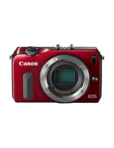 Canon EOS M + EF-M 18-55mm + 90EX MILC 18 MP CMOS 5184 x 3456 Pixel Nero, Rosso
