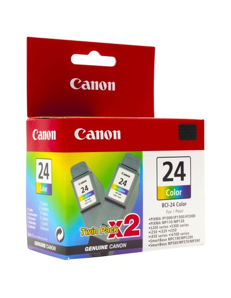 Canon BCI-24CL cartuccia d'inchiostro 2 pz Originale Ciano, Magenta, Giallo